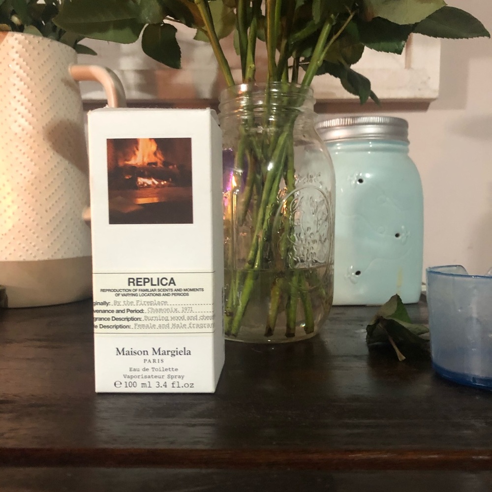 Replica Madison margiela by the fireplace. Brand new